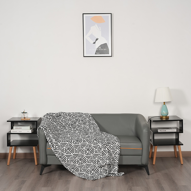 Tecido de lã coral estampado
